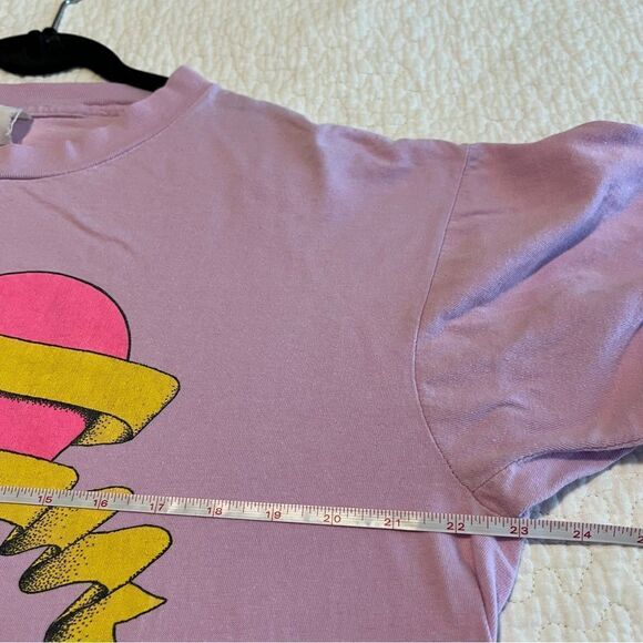 ✨ Vintage Single Stitch I Love Grandma Pink Lavender Shirt - Picture 8 of 9